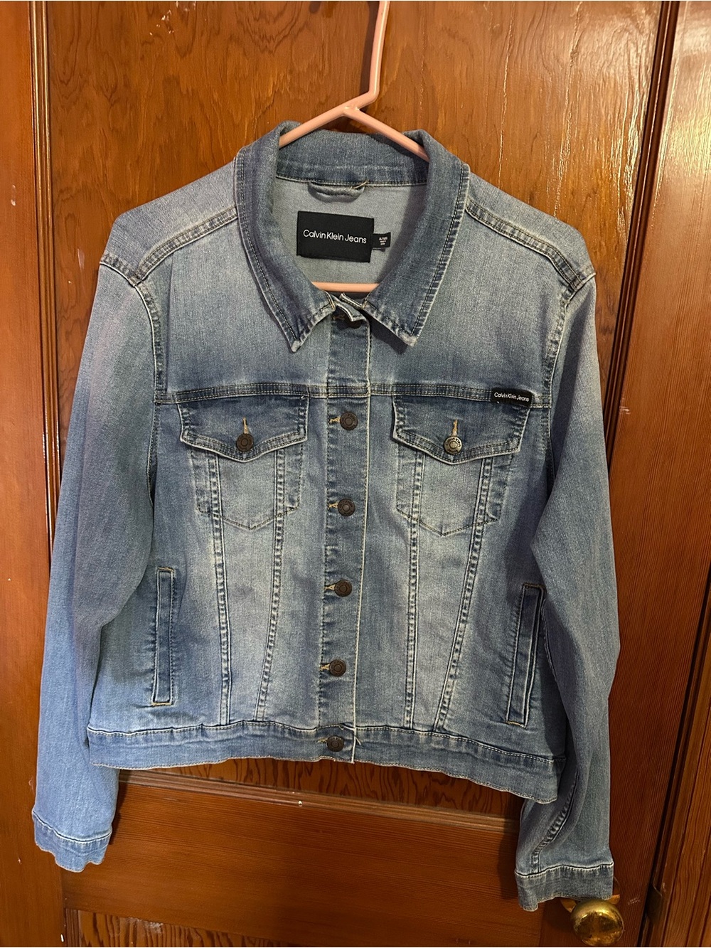 Calvin Klein Jeans Light Blue Denim Trucker Jacket